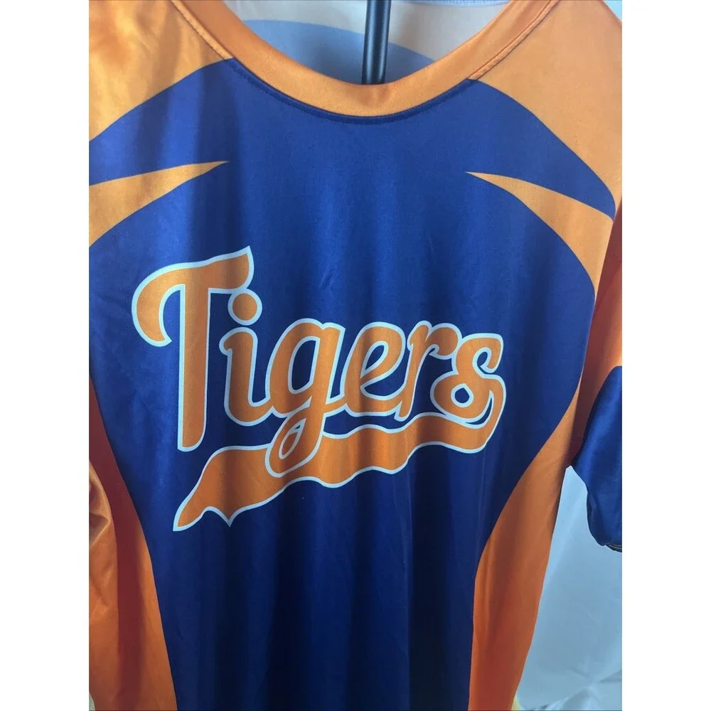 High-5 Sportwear Detroit Tigers Men’s Jersey Pullover Performance Baseball Shirt